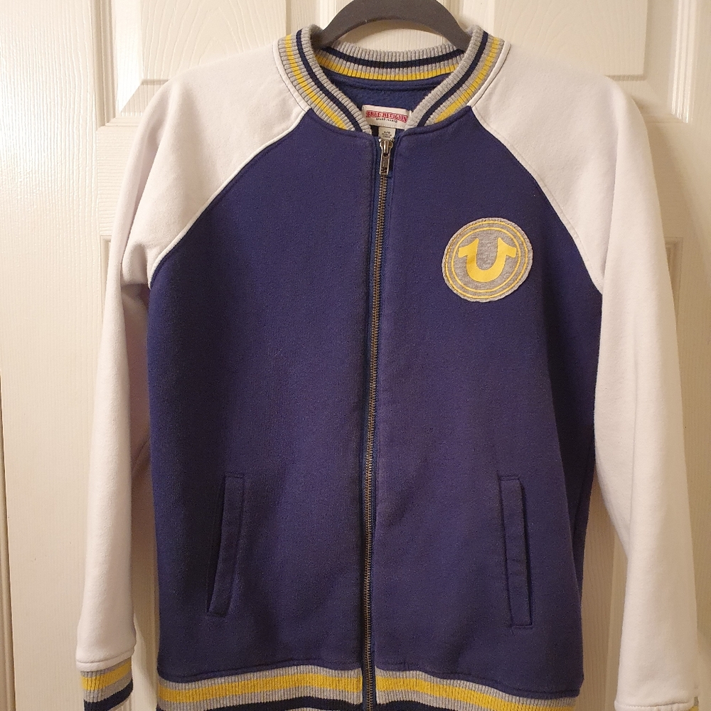 😎 Boys True Religion Varsity Jacket (GUC)